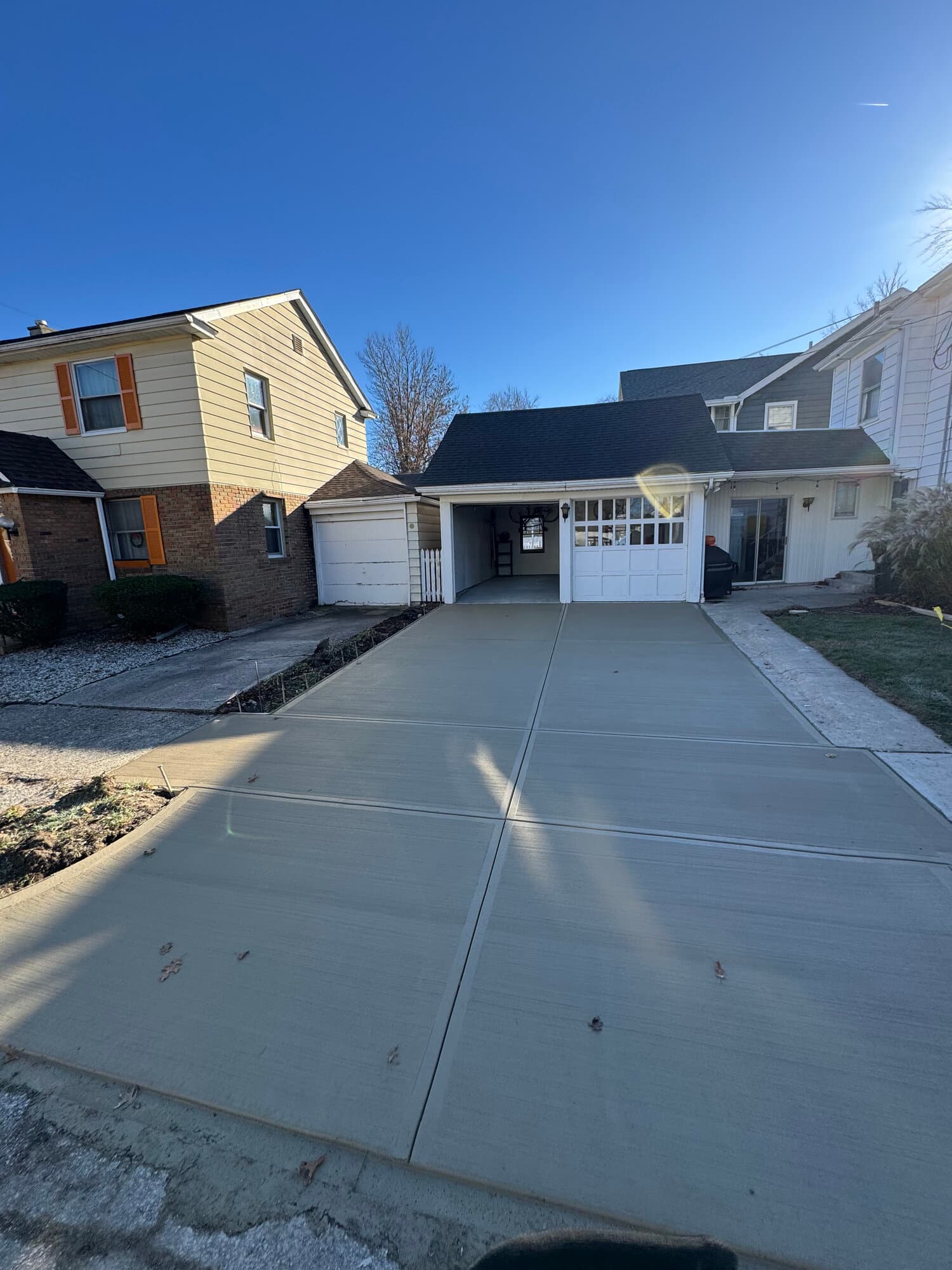 Broom-Finish Patios project 2