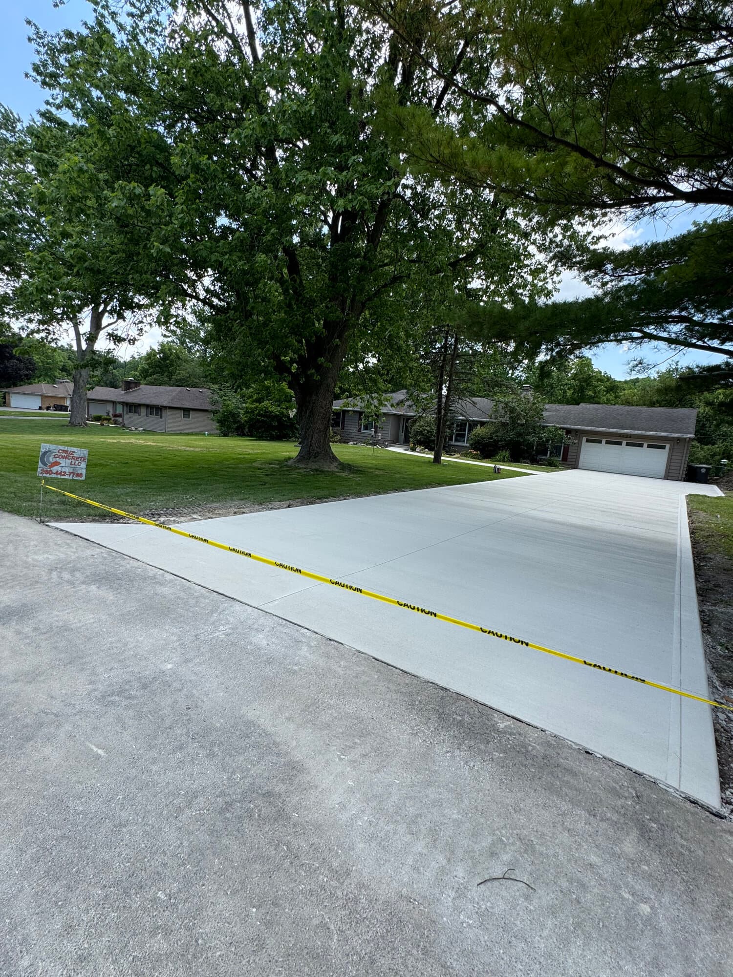 Broom-Finish Patios project 3