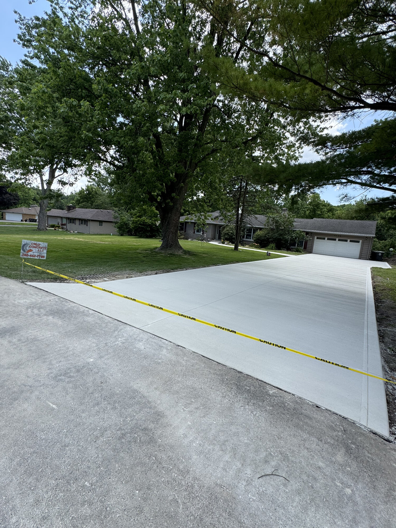 Broom-Finish Patios in Bluffton